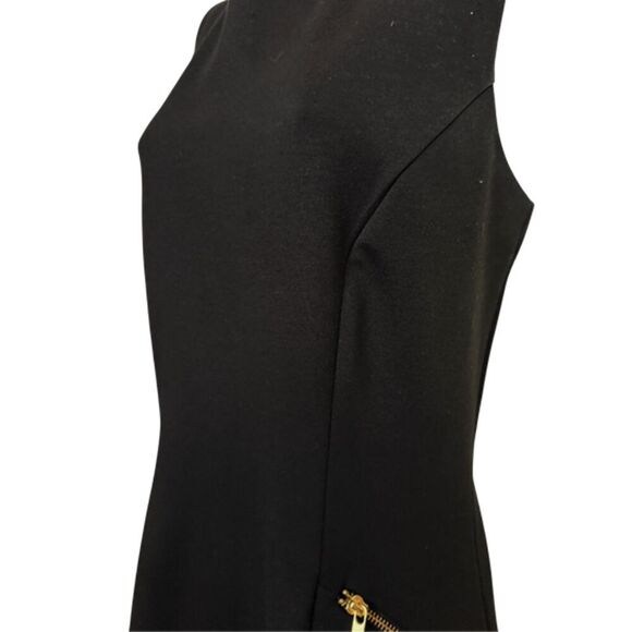 Sharagano Black Fit & Flare Sleeveless Dress Aize 8 - Picture 6 of 11